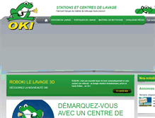 Tablet Screenshot of oki-clean.com